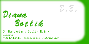 diana botlik business card